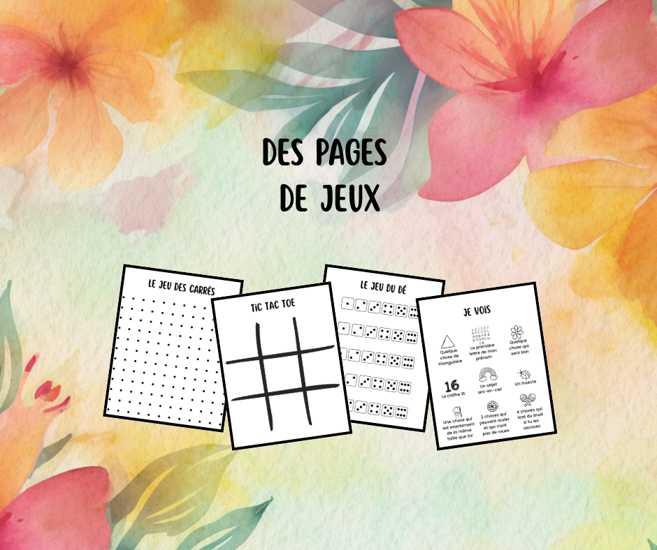 Cahier de voyage pour les 4-10 ans