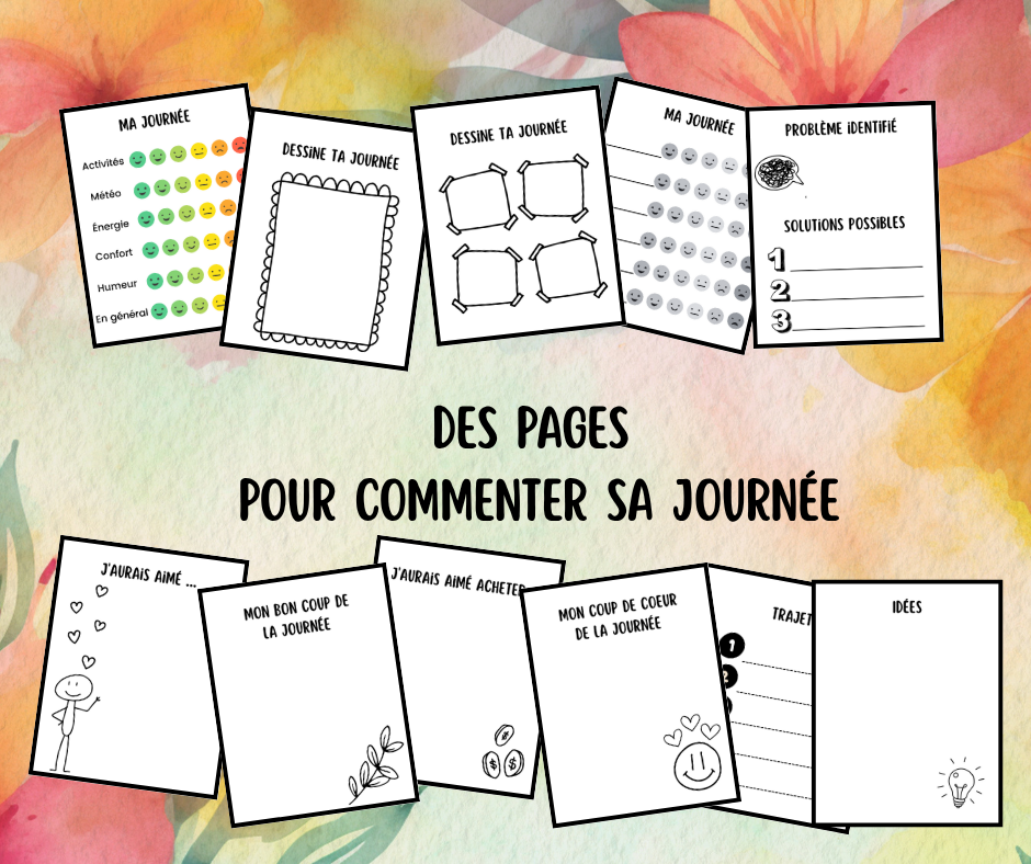 Cahier de voyage pour les 4-10 ans