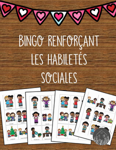 Bingo renforçant les habiletés sociales