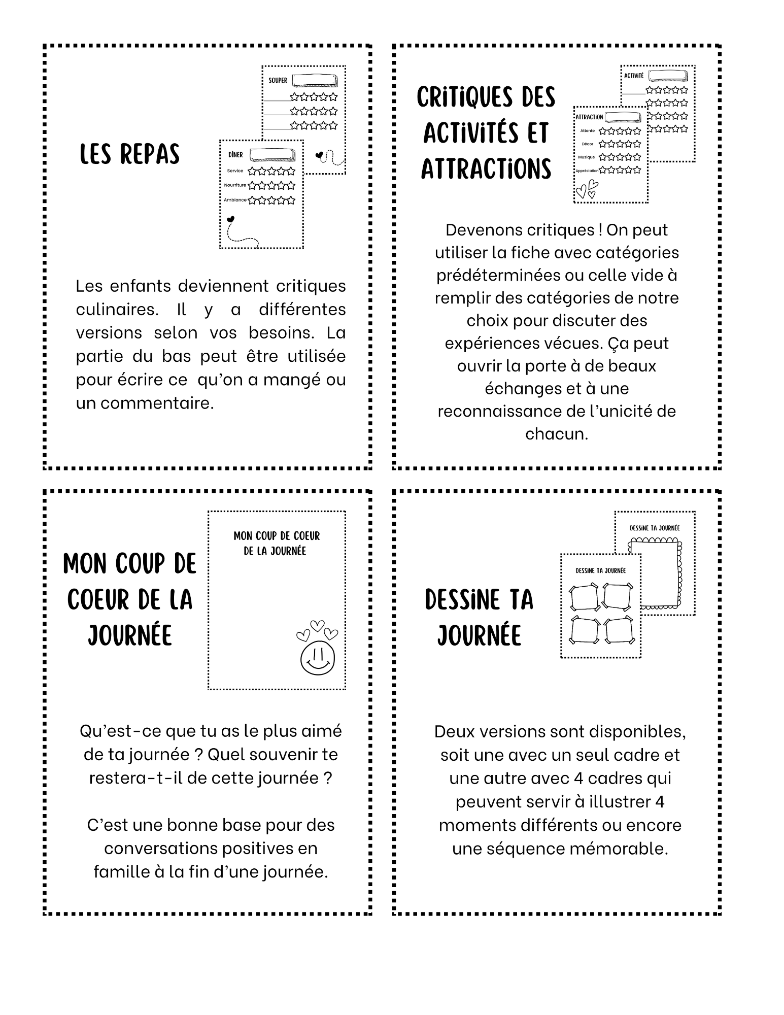 Cahier de voyage pour les 4-10 ans